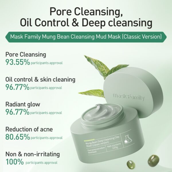 Deep Cleansing Mung Bean  Clay Mask (classic version)