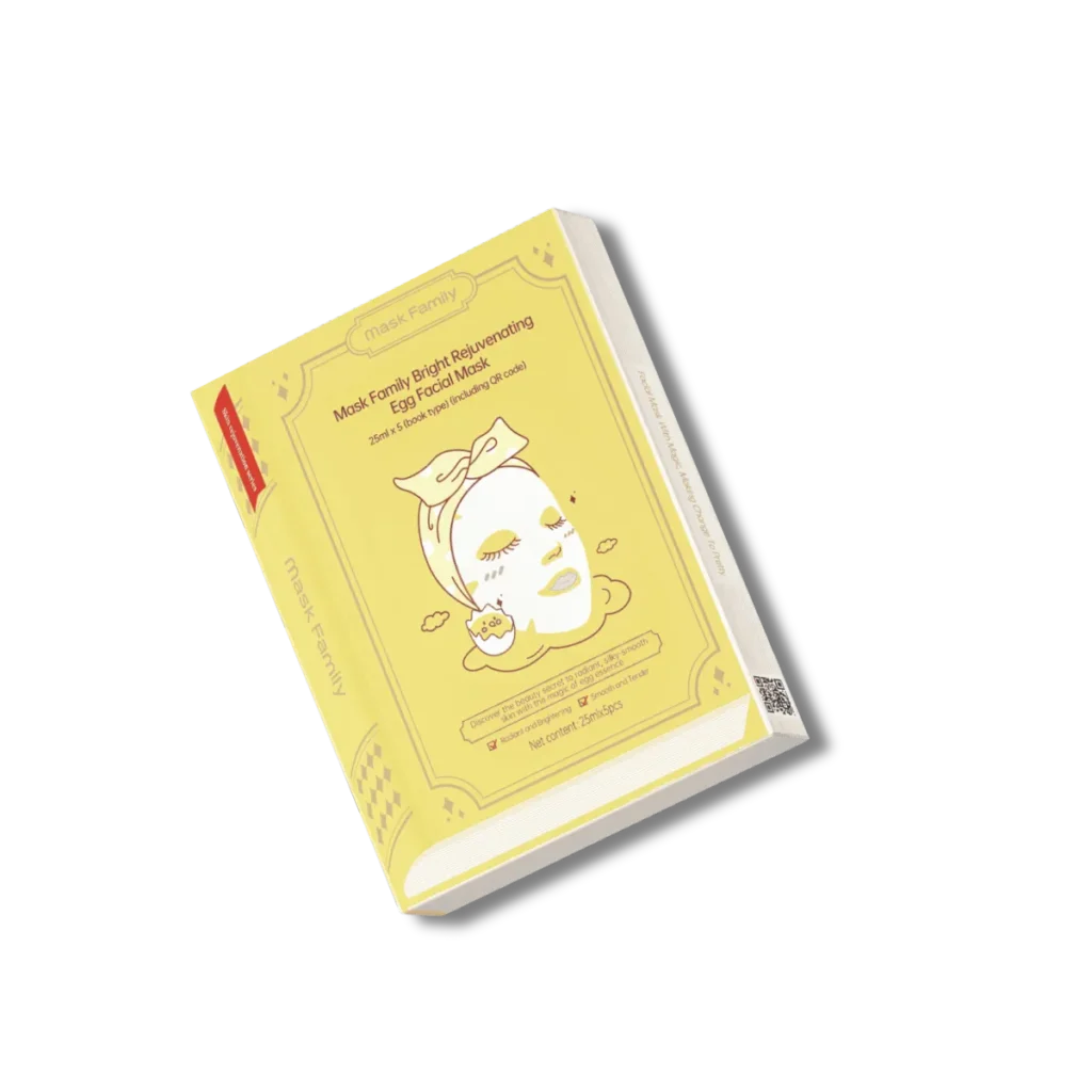 Brightening egg mask for face